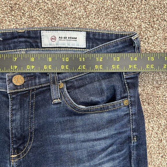 AG Womens The Legging Super Skinny Jeans Size 26 R Blue Low Rise Made in USA EUC - Picture 12 of 15